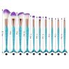 10pcs Mermaid Makeup Brushes